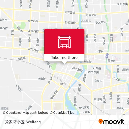 党家湾小区 map