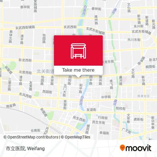 市立医院 map