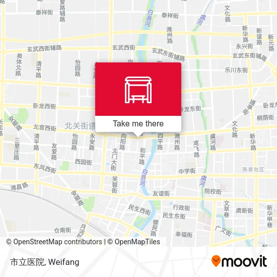 市立医院 map
