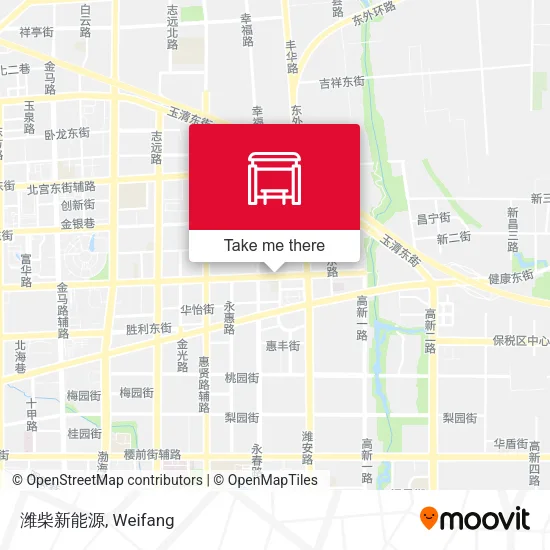 潍柴新能源 map