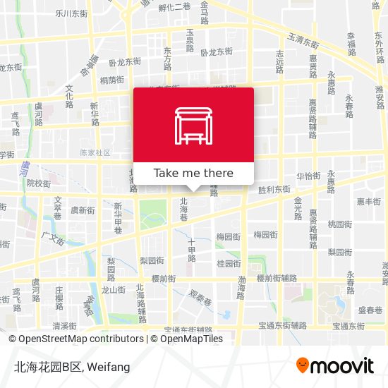 北海花园B区 map