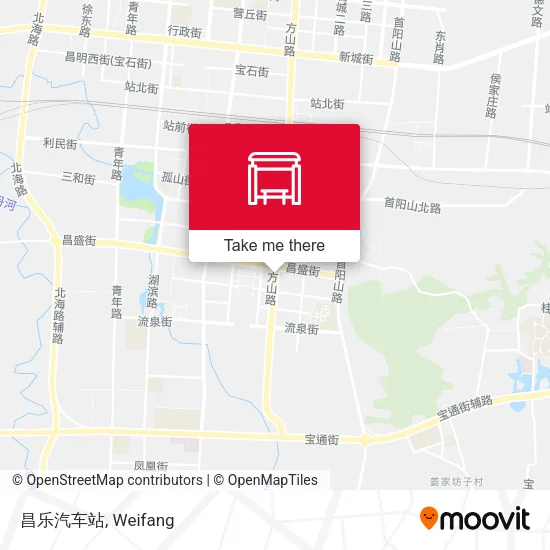 昌乐汽车站 map