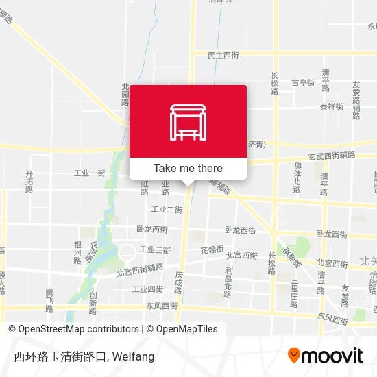 西环路玉清街路口 map
