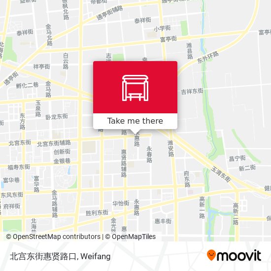 北宫东街惠贤路口 map