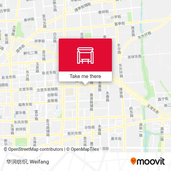 华润纺织 map
