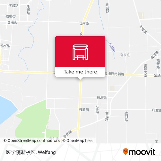 医学院新校区 map