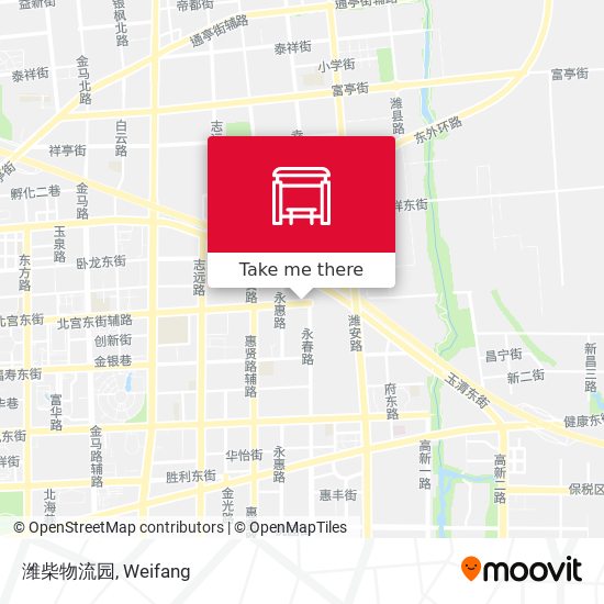 潍柴物流园 map