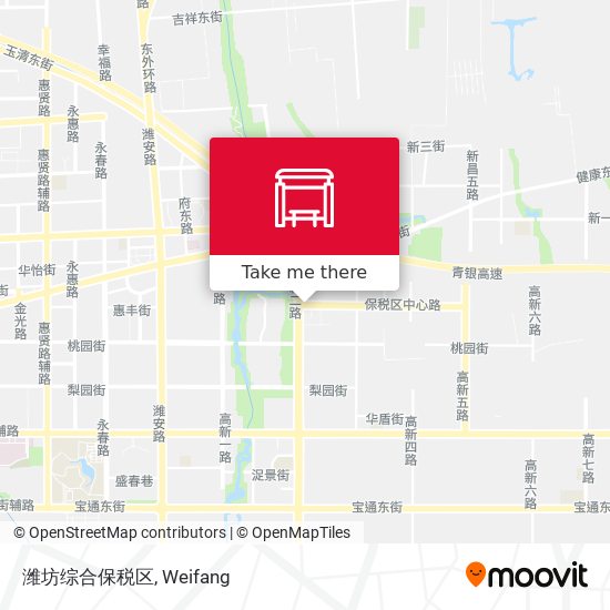 潍坊综合保税区 map