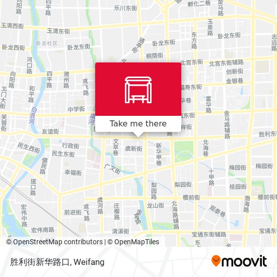 胜利街新华路口 map