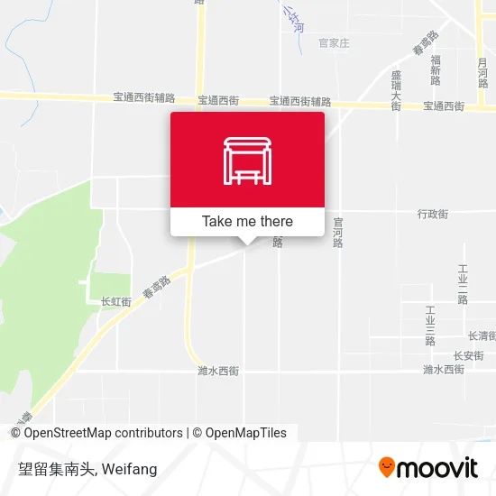 望留集南头 map