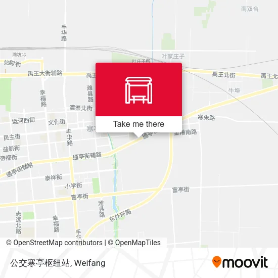 公交寒亭枢纽站 map