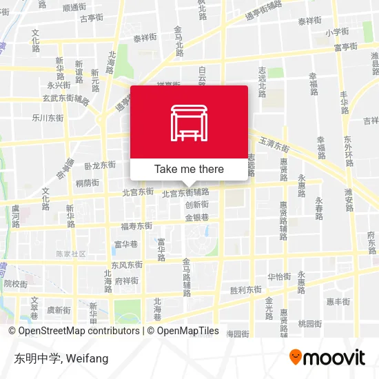 东明中学 map