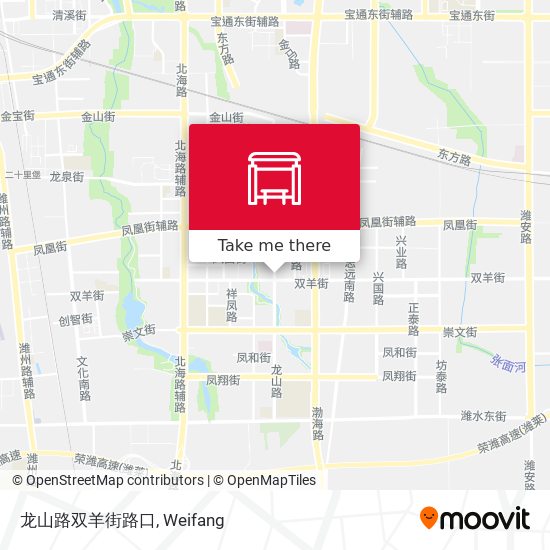 龙山路双羊街路口 map
