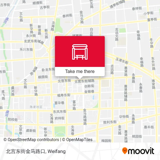 北宫东街金马路口 map