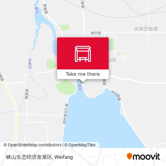 峡山生态经济发展区 map