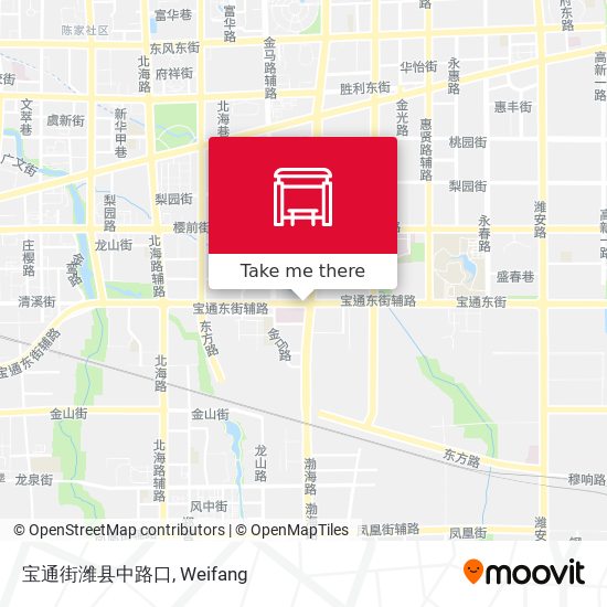 宝通街潍县中路口 map
