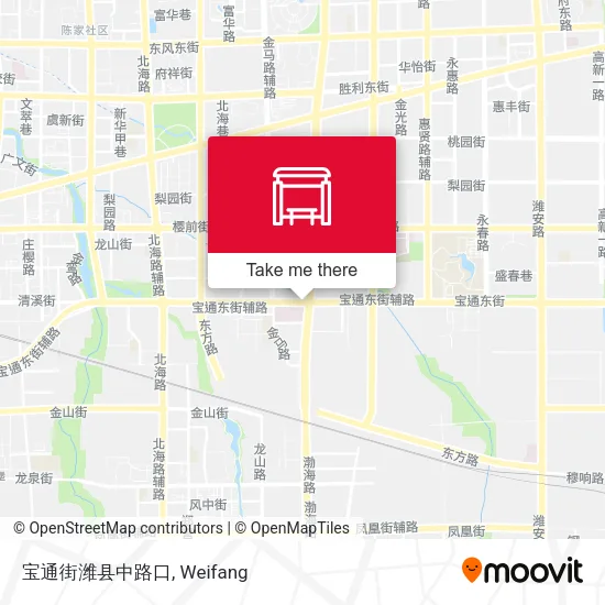 宝通街潍县中路口 map