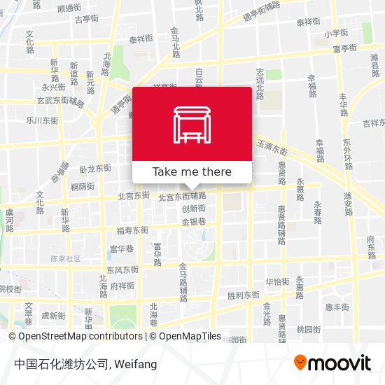 中国石化潍坊公司 map