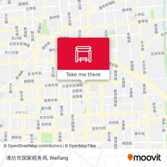 潍坊市国家税务局 map