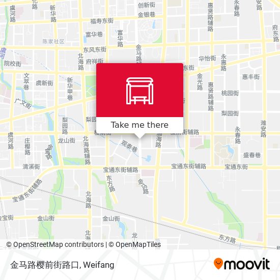金马路樱前街路口 map