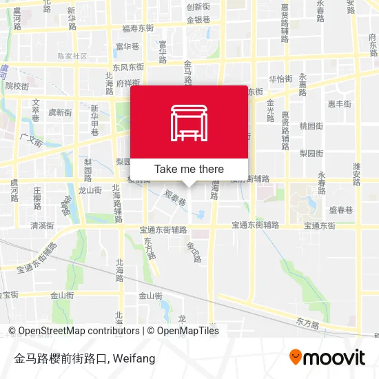 金马路樱前街路口 map