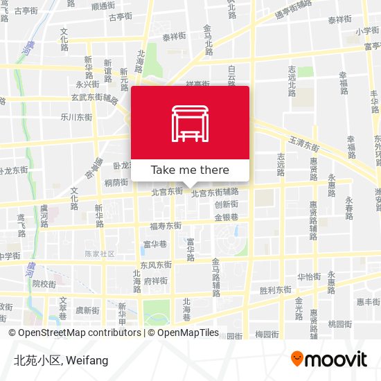 北苑小区 map
