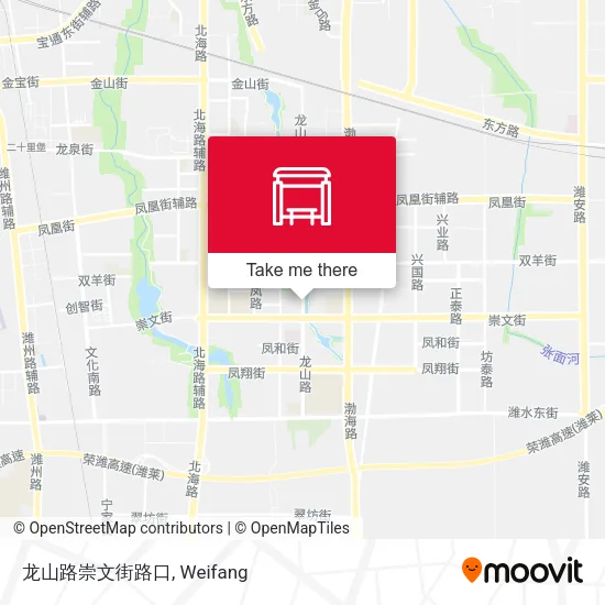 龙山路崇文街路口 map