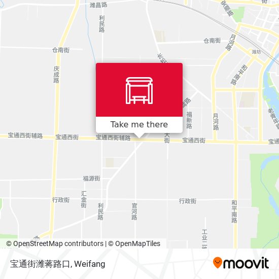 宝通街潍蒋路口 map