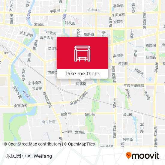 乐民园小区 map