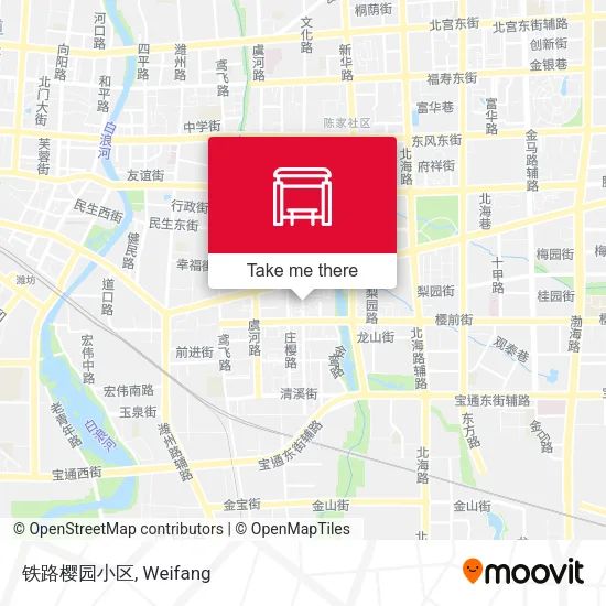 铁路樱园小区 map