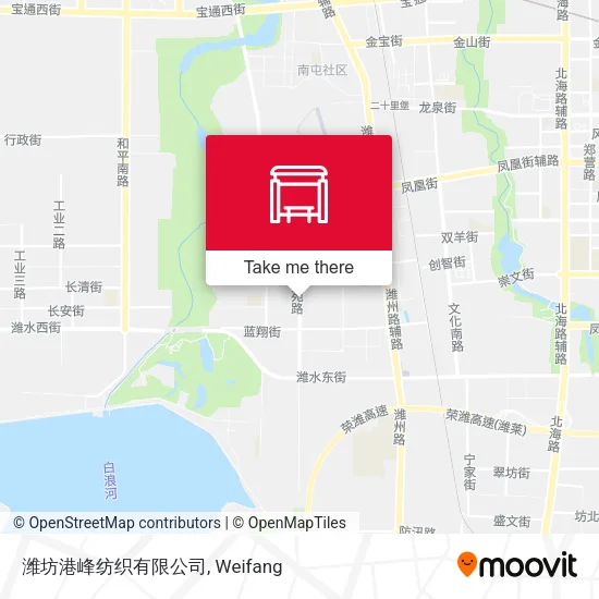 潍坊港峰纺织有限公司 map