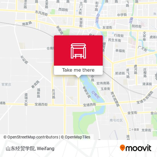山东经贸学院 map