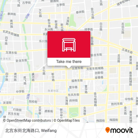 北宫东街北海路口 map