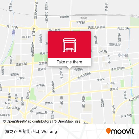 海龙路帝都街路口 map