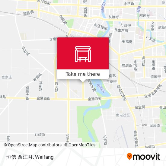 恒信·西江月 map
