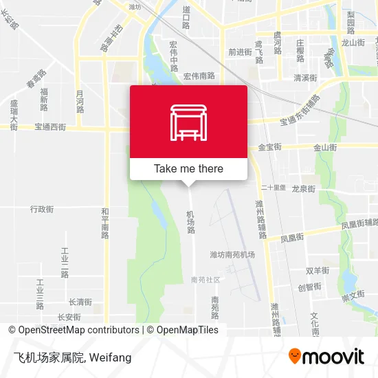 飞机场家属院 map