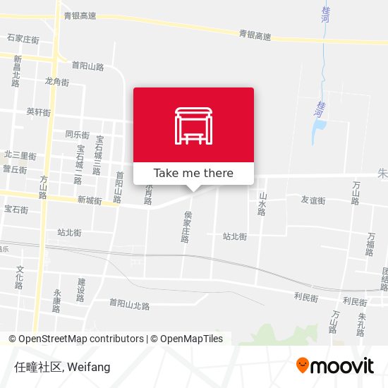 任疃社区 map