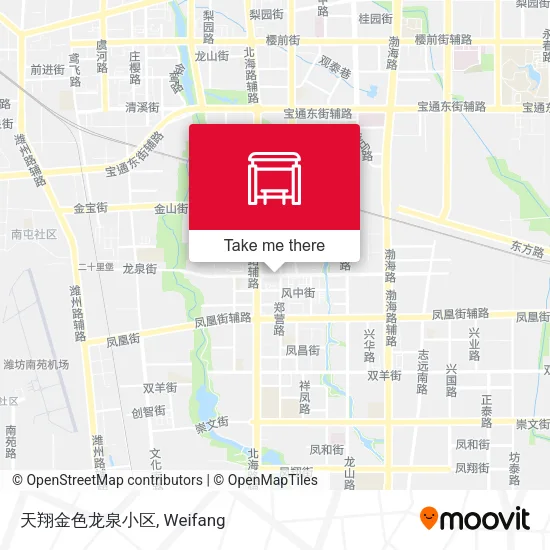 天翔金色龙泉小区 map