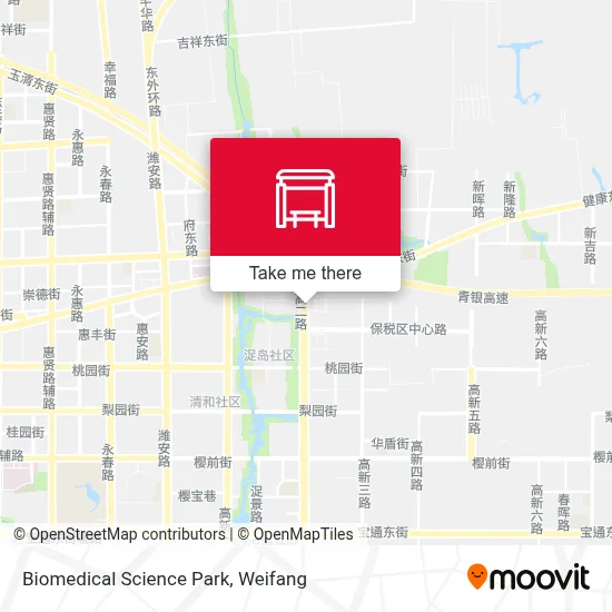 Biomedical Science Park map