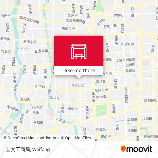 奎文工商局 map