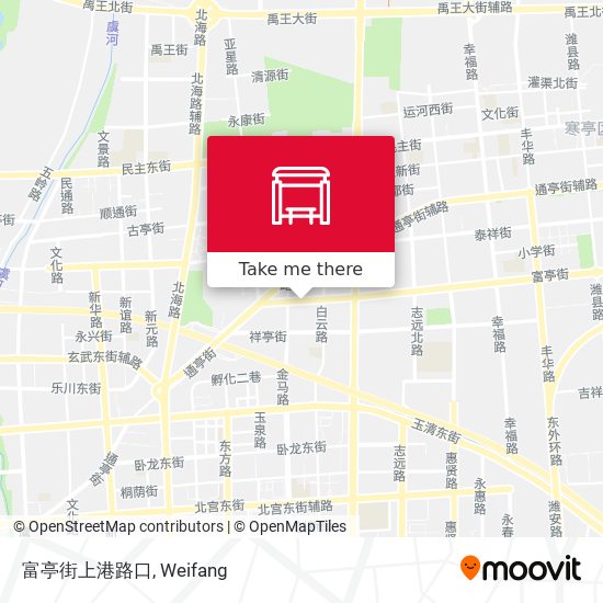 富亭街上港路口 map
