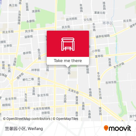 慧馨园小区 map