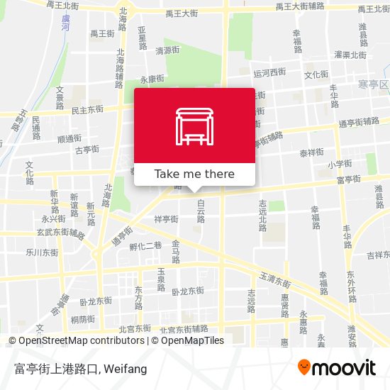 富亭街上港路口 map