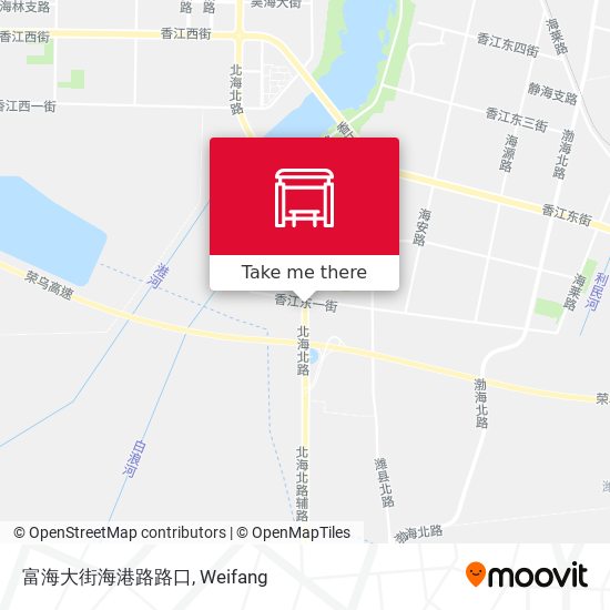 富海大街海港路路口 map
