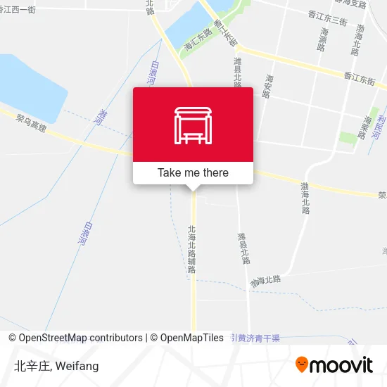 北辛庄 map