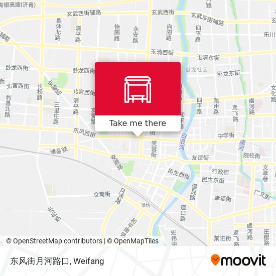 东风街月河路口 map