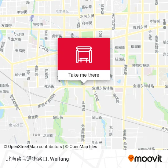 北海路宝通街路口 map