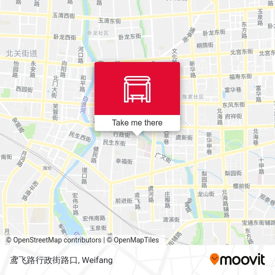 鸢飞路行政街路口 map