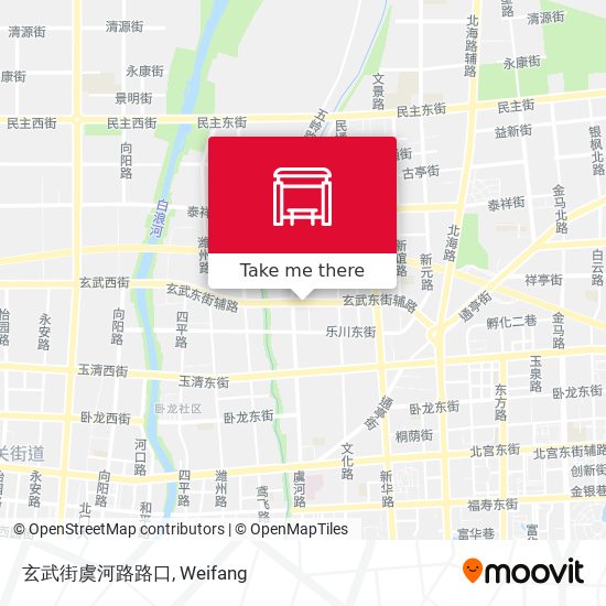 玄武街虞河路路口 map