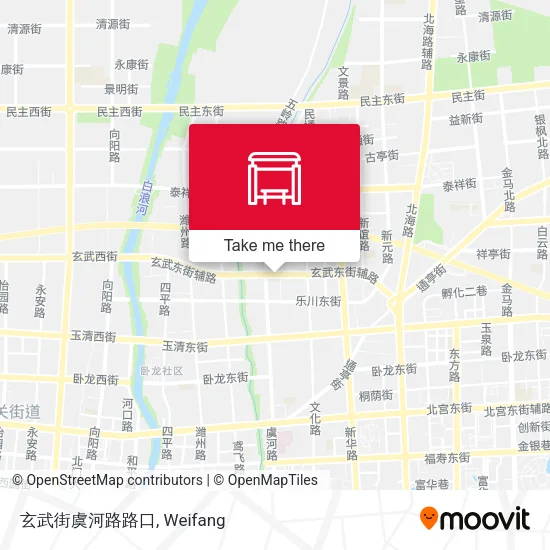 玄武街虞河路路口 map